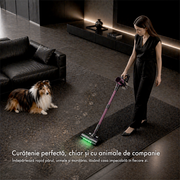 Aspirator Vertical fara Fir 10 In 1 Techsen W1 Nova, Culoare Roz