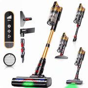Aspirator Vertical fara Fir Techsen W1 Storm, Culoare Auriu